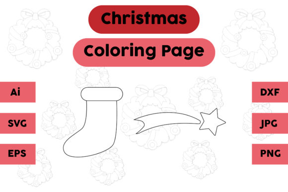 A Brand Designer's Review: The Christmas Coloring Page Socks Star Set 3