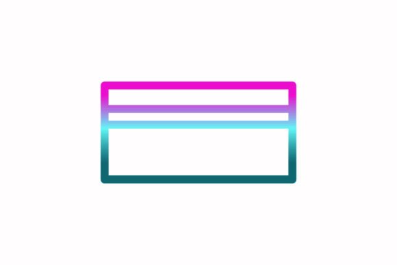 A Card Rainbow Icon for Your Editorial Graphics