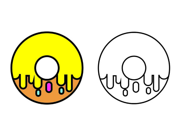 A Cheerful Sweet Treat Design: The Yellow Donuts Embroidery File