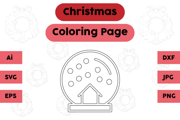A Crafter's Review of the Snow Ball Christmas Coloring Page Graphic