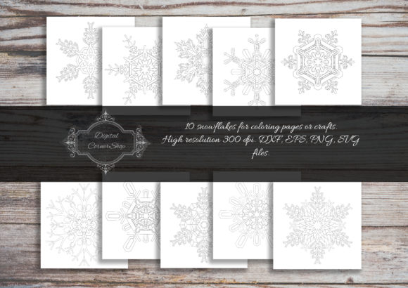 A Crafter's Take on 10 Snowflake Graphics