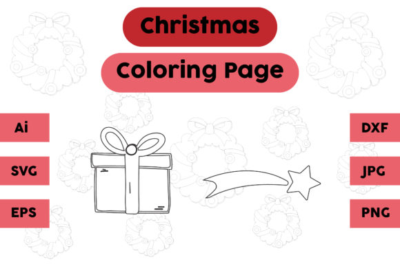 A Designer's Take on the Christmas Gift Star Coloring Set