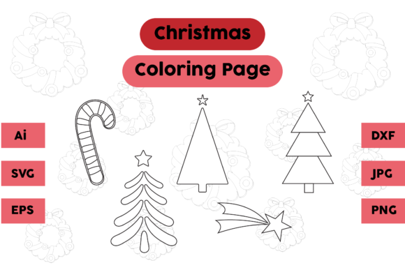 A Graphic Designer's Review: Christmas Tree Star Set 17 Graphics