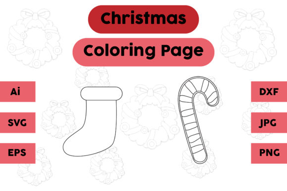 A Graphic Designer’s Review of the Christmas Coloring Page Sock Candy Set