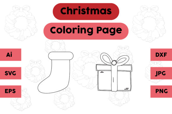 A Professional Designer's Review: Christmas Socks Coloring Graphics