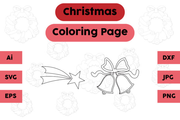 A Seasonal Star Bell Graphic for Authentic Holiday Design