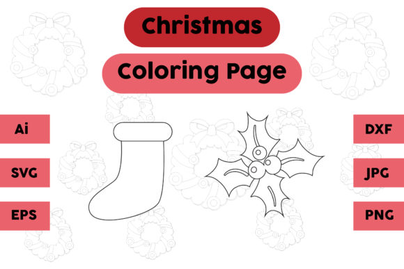 Christmas Coloring Page Socks Plum Set 1: A Graphic Designer’s Packaging Review