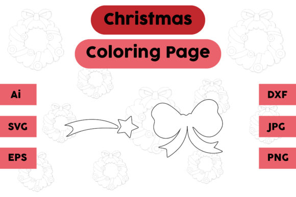 Christmas Coloring Page Star Tie Set 03: Graphics and Coloring Pages Amp for Crafters