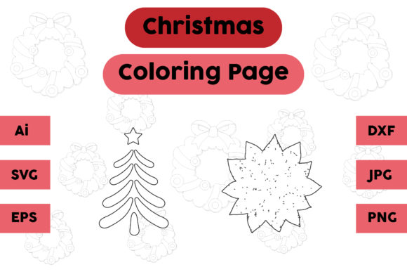 Christmas Tree Decor Coloring Set: A Practical Graphics Asset Review