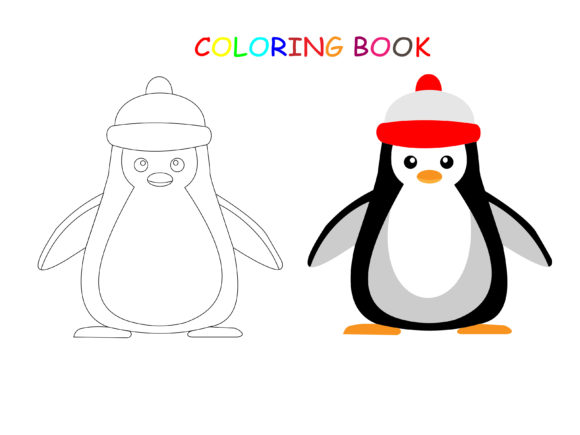 Cute Christmas Penguin Graphics for Seasonal Illustrations