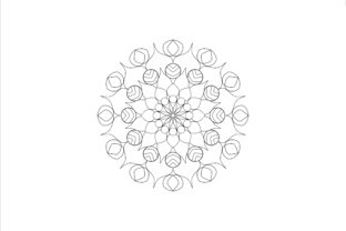 Evaluating Coloring Mandala Art 017 for Real Embroidery Projects
