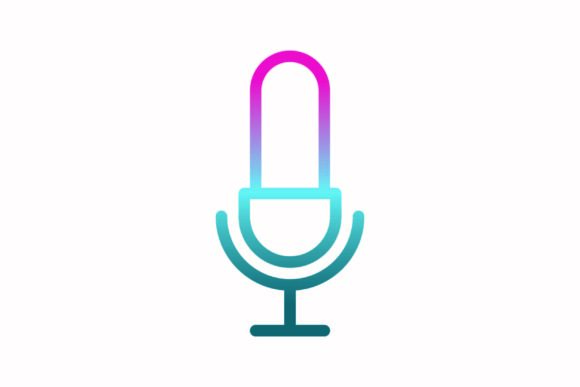 From Mic to Rainbow: An Icon for Vibrant Brand Graphics