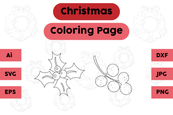 Reviewing Christmas Coloring Page Fruit Set 02 Graphics