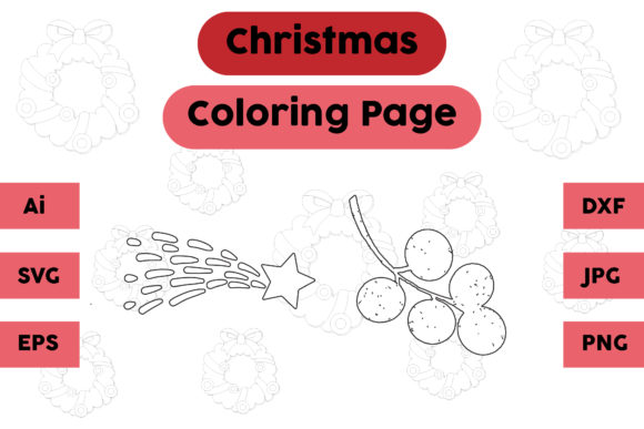 Reviewing the Christmas Coloring Page Star Fruit Set 2 Graphics